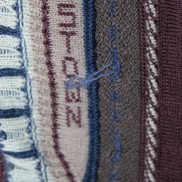 Vintage Jazzbo Coogi Wool New Zealand Sheep Kiwi Button Cardigan Sweater Men's L - Picture 8 of 16